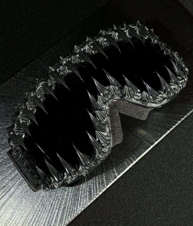 FLOWER SKULL 1pc Skull Head Super Large Poison Drip Glue Fluid Mask, Costume Party Goggles